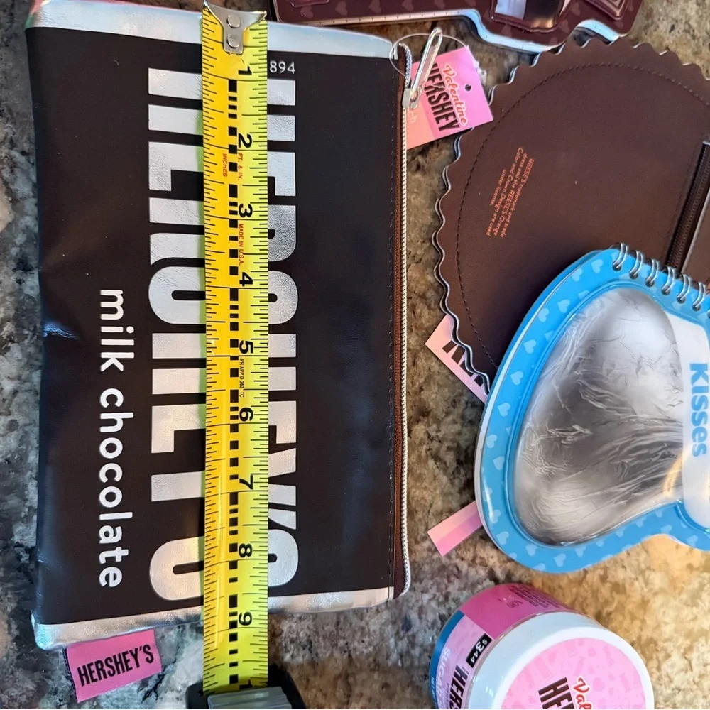 Brand New Hershey's and Reese's Themed Stationery Socks Small Bags Body Scrub